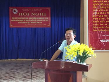 Đồng chí Lê Đăng Thùy Bí thư Đảng ủy phát biểu chỉ đạo Hội nghị
